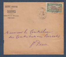 Enveloppe De SAINT PIERRE - Covers & Documents