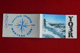 Radio Card 1991 1992 Romanian Himalaya Everest Expedition Mountaineering Escalade Alpinisme Roumania - Amateurfunk