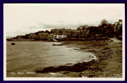 Ref 1656 - Early Real Photo Postcard - The Shore & Houses - Arnside Cumbria - Sonstige & Ohne Zuordnung