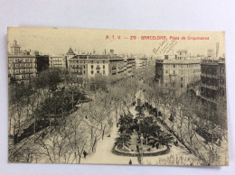 BARCELONA : Plaza De Urquinaona - Barcelone - 1913 - Barcelona