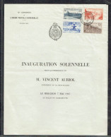 FRANCE - N° 780/783 - 12 ° Congrès De L'U.P.U. PARIS 1947 -inauguration Vincent AURIOL - Matasellos Conmemorativos