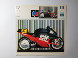 ELF 500 Elf 2 Course 1984 France Fiche Technique Moto - Sports