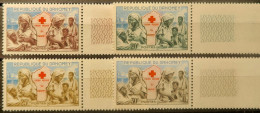R2452/1845 - DAHOMEY - 1962 - CROIX ROUGE - SERIE COMPLETE - N°175 à 178 NEUFS** BdF - Bénin – Dahomey (1960-...)