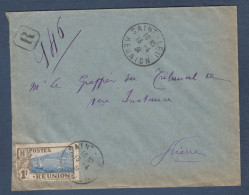Enveloppe Recommandée De SAINT LEU - Storia Postale