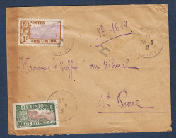 Enveloppe Recommandée De PLAINE DES PALMISTES - Storia Postale