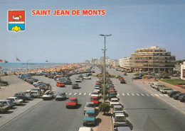 SAINT-JEAN DE MONTS . - L'Esplanade De La Mer Et La Plage - Saint Jean De Monts