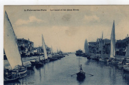 Palavas Les Flots Le Canal Et Les Deux Rives - Palavas Les Flots