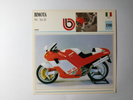 BIMOTA 906 Tesi 1D 1990 Italie Fiche Technique Moto - Sports