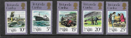 TRISTAN DA CUNHA  1980 LONDON80-BATEAUX  YVERT N°271/275 NEUF MNH** - Briefmarkenausstellungen