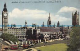 R159919 Houses Of Parliament And Parliament Square. London. Dennis - Altri & Non Classificati