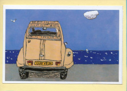 Automobile : Un Siècle De Transports Illustré Par Vincent Bioulès / 2 Cv Citroën (voir Scan Recto/verso) - Voitures De Tourisme