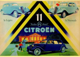 Automobile : CITROEN / Traction (Carte Format 30 X 20 Cm) (voir Scan Recto/verso) - Turismo