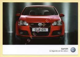 Automobile : VOLKSWAGEN GOLF GTI - La Légende Est De Retour (voir Scan Recto/verso) - Turismo