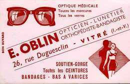 Buvard Oblin Opticien Lunetier 26 R Duguesclin Vitré (35) - O