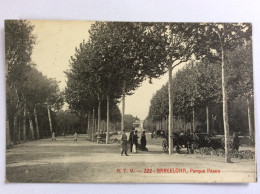 BARCELONA : Parque Paseo - Barcelone - 1914 - Barcelona