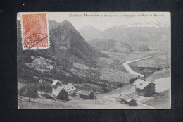 LIECHTENSTEIN - Affranchissement De Vaduz Sur Carte Postale - L 153022 - Storia Postale