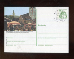 "BUNDESREPUBLIK DEUTSCHLAND" 1981, Bildpostkarte Mit Bildgleichem Stempel Ex "SIEGBURG" (B2152) - Cartoline Illustrate - Usati