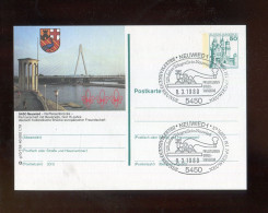 "BUNDESREPUBLIK DEUTSCHLAND" 1979, Bildpostkarte Mit Bildgleichem Stempel Ex "NEUWIED" (B2153) - Cartoline Illustrate - Usati