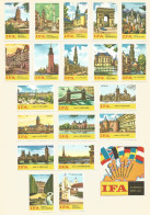 Netherlands 21 Old Matchbox Labels  IFA - Zündholzschachteletiketten