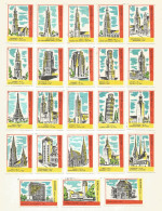 Netherlands 35 Old Matchbox Labels  Eurotrip - Zündholzschachteletiketten