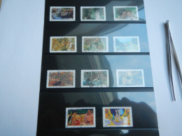 Série De 10 Timbres Autoadhésifs Oblitérés France N°74 à 83, Plus N°84, Année 2006 - Used Stamps