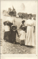 CP Carte Photo D'époque Photographie Vintage Femme Mère Mode Servante Noire  - Paare