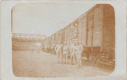 Luxembourg     Passage D'un Train Militaire De Kaiserslautern à Morhange    Carte Photo  - Rare-  (voir Scan) - Echternach