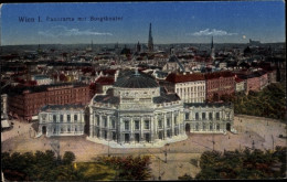 CPA Wien 1 Innere Stadt, Panorama Mit Burgtheater - Other & Unclassified