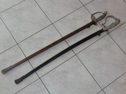 2 Sabres Allemands WWI à Restaurer - Blankwaffen