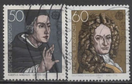 ALLEMAGNE FEDERALE N° 893 Et 894 O Y&T 1980 EUROPA (Albertus Magnus) - Used Stamps