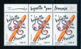 2024 - Haut TITRE - " La Baguette De Pain Française " BANDE De 3ex à 1.96 €  - Illustré - NEUF** - Unused Stamps