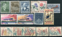 DENMARK 1973 Complete Commemorative Issues  Used. Between Michel 540-54 - Gebraucht