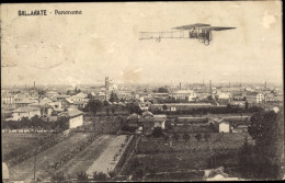 CPA Gallarate Lombardia, Panorama, Flieger - Other & Unclassified