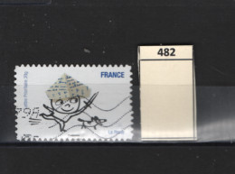 PRIX F. Obl 482 YT MIC « Sourires » Avec Les Personnages Du Dessinateur Serge Bloch  *  59 - Used Stamps