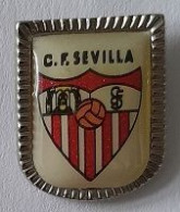 Pin' S  ESPAGNE, Sport  Foot-ball  C.F. SEVILLA  Verso  Vierge - Voetbal