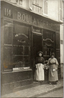 CP Carte Photo D'époque Photographie Vintage A. Lanoë Boulangerie Vitrine  - Unclassified