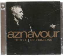 CHARLES AZNAVOUR   Best Of 40 Chansons  2 Cds  (CD3) - Autres - Musique Française