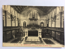 BARCELONA : Interior Del Palacio De Bellas Artes - Barcelone - 1914 - Barcelona