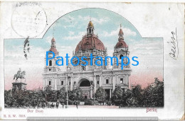 229681 GERMANY BERLIN THE CATHEDRAL CIRCULATED TO URUGUAY POSTAL POSTCARD - Other & Unclassified