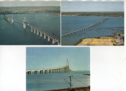 CPM ( LOT De 3 Cartes Sur Le Pont De St Nazaire - Mindin ) - Altri & Non Classificati