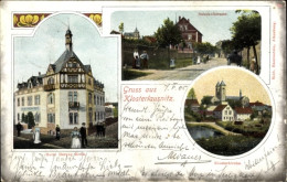 CPA Bad Klosterlausnitz, Hotel Duc Ernst, Klosterkirche, Bahnhofstraße - Autres & Non Classés