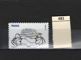 PRIX FIXE Obl 481 YT MIC « Sourires » Avec Les Personnages Du Dessinateur Serge Bloch  * 59 - Used Stamps