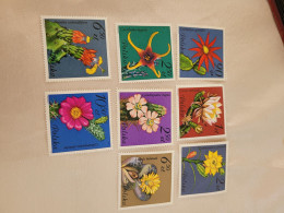 Lot De Timbres Pologne Polska Fleurs - Colecciones