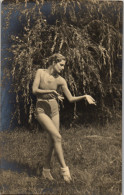 CP Carte Photo D'époque Photographie Vintage Jeune Jolie Femme Danse  - Zonder Classificatie