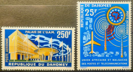 R2452/1854 - DAHOMEY - 1963 - POSTE AERIENNE - N°22 à 23 NEUFS** - Benin – Dahomey (1960-...)