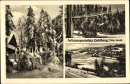 CPA Gehlberg Suhl In Thüringen, Wintersportplatz, Ortsansicht, Wald, Winteransichten - Altri & Non Classificati