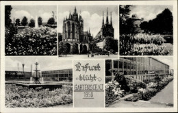 CPA Erfurt In Thüringen, Gartenschau 1950, Dom, Severikirche, EGA Park, IGA - Sonstige & Ohne Zuordnung