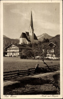 CPA Bad Wiessee In Oberbayern, Kirche Mit Kampen - Other & Unclassified