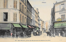 CPA - PARIS - N° 300 - Rue Bisson , Prise Du Bd. De Belleville - (XXe Arrt.) - 1908 - TBE - District 20