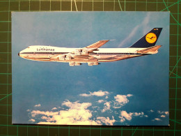 CARTE POSTALE. AVIONS, LUFTHANSA. Deutsche Lufthansa AG Est La Compagnie Aérienne Nationale Allemande Et La Plus Grande - 1946-....: Modern Era